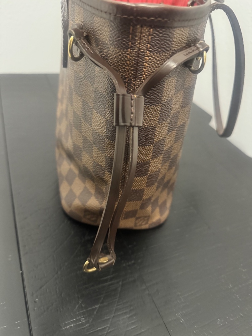 Louis Vuitton Neverfull Damier Ebene Tote PM Brown Canvas - Picture 5 of 16